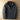 Men's windbreaker jacket in black, featuring a lightweight and water-resistant design with a hood, long sleeves, and a full front button closure.