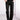 Black 5XL women's drawstring pants, lightweight and breathable with a relaxed fit, waist tie, and full leg coverage.