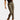 Olive green women's high-waisted skinny cargo pants with zipper, featuring a fitted design around the legs, styled with multiple pockets and a sleek zipper detail.