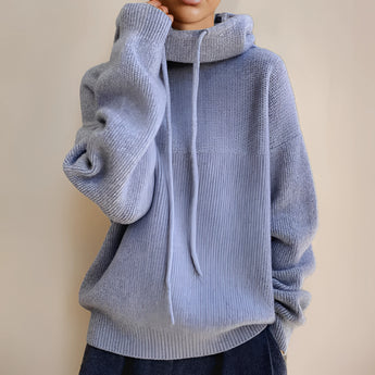 Olive green oversized hoodie for women featuring long sleeves and a cozy design, perfect for fall and winter, in a gray large size variant.