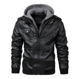Orange hooded jacket with leather accents, urban style winter coat in Nero color, size 3XL, displayed on a mannequin showcasing the jacket's sleeve, collar, and neck detail.