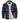 Men's 5XL gray-blue plaid flannel shirt in tartan pattern, featuring a collar, long sleeves, and front pockets made from cotton textile.