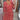 Orange and white geometric V-neck summer dress featuring a cinched waist, shown in a red color variant, size 5XL.