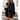 
A black oversized corduroy jacket designed for women, featuring long sleeves and a casual fall fashion style in size 2XL.