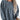Oversized blue corduroy pullover for women, featuring long sleeves and a cozy design.