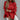 
Image of a woman wearing an oversized chunky knit turtleneck sweater in red, designed for winter fashion. The sweater features long sleeves and a loose fit, suitable for plus sizes like 3XL.