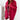 Oversized grey hoodie dress made of cozy knit fabric, featuring long sleeves, a relaxed fit, and large pockets. The dress is displayed in a red variant, size XL.