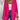 
An oversized pink women's chunky knit off-shoulder cardigan displayed on a mannequin, showcasing the shoulder design and long sleeves. The cardigan is styled to highlight the neckline and waist, emphasizing fashionable outerwear for a stylish look.