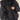 Oversized women's black bomber puffer jacket featuring a trendy winter fashion design with a high collar, long sleeves, and a relaxed fit.