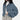 
A blue cropped V-neck blouse with puffed sleeves designed for a casual chic style.