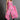 Pink floral bohemian wide-leg jumpsuit with pockets, featuring flowing sleeves and a relaxed fit, shown in 4XL/5XL size.