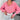 Pink V-Neck Oversized Chunky Knit Sweater - Trendy & Cozy Women's Pullover