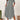 Plus size green loose fit midi dress with short sleeves, featuring an oversized casual summer style. The dress is shown in a light gray color, size 2XL, displaying a relaxed fit with a gently flaring waistline and a comfortable neck design.