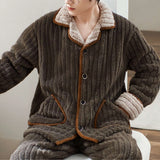 Brown Plush Teddy Bear Jacket made of warm sherpa fleece, featuring a cozy collar and long sleeves, designed as a stylish women's winter coat in size XXL.