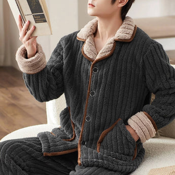 
Plush black teddy bear jacket for women in XXL size, featuring warm Sherpa fleece material, long sleeves, and a soft collar, designed for winter wear.