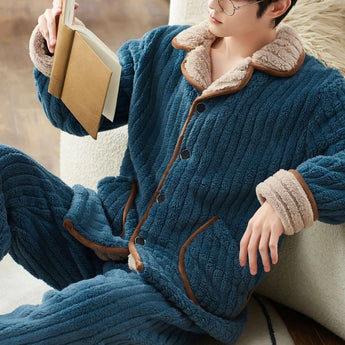 Plush teddy bear jacket in blue, showcasing a warm sherpa fleece texture with a focus on the shoulder and sleeve areas, featuring a cozy collar and designed as outerwear for women in size XXL.