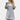 Gray women's long sleeve hoodie dress in XL size, featuring a comfortable and stylish design with a focus on the sleeves, collar, and waist.