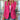 A pink tailored blazer for women, suitable for office and formal occasions, featuring a structured collar, long sleeves, and a fitted waist. The blazer is made from natural materials and is available in size 2XL.