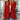 Red tailored blazer for women in size 2XL, designed for office and formal settings. The blazer features a structured collar, long sleeves, and a fitted waist, crafted from natural materials.