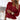 Red cable knit women's sweater in size XL, showcasing a chunky textured design perfect for fall fashion. The sweater features a round collar, long sleeves, and a cozy fit.