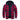 Men's red flannel hooded jacket with an insulated design, featuring a tartan pattern and sleeves, suitable for winter wear.