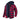 Men's insulated winter coat in red flannel with a tartan pattern, featuring a hood and long sleeves, size 4XL.