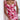 
A woman wearing a sleeveless red floral ruffle dress, styled with a white rose pattern, in a size XXL. The dress is a designer cocktail attire, highlighting the shoulders and flowing elegantly down the body.