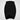 Red high-waisted bodycon pencil skirt for formal evening wear in a Nero color, size L.