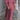 Red maxi dress with puff sleeves and square neck featuring studded pockets, shown in the Viola color variant, size 5XL.