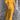 Yellow maxi dress with puff sleeves, square neck, and studded pockets in a 5XL size.