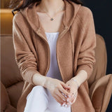 Red ribbed knit sweater with a zipper, shown in camel color and XL size, featuring long sleeves and a comfortable fit, ideal for warm winter fashion.