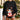Women's black sweatshirt featuring a festive reindeer with a red nose; designed for Christmas; includes long sleeves and a ribbed collar; suitable for holiday events; available in size 2XL.