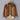 Reversible men's two-tone jacket featuring a contrast collar, shown in brown color, size 3XL. The jacket includes a button-up front and long sleeves, blending a beige and white design suitable for versatile fashion.