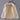 Reversible men's two-tone jacket in beige and white featuring a contrast collar, displayed with visible sleeves and stylish design.