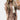 Rose gold velvet tracksuit with sequin detail for women, showcasing luxurious activewear design, featuring long sleeves and a fitted waist in a beige color, displayed in size XL.