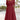 Plus size royal blue V-neck A-line midi dress with three-quarter sleeves.
