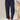 Blue high-waisted women's pleated pants in corduroy material, featuring a vintage style and loose fit suitable for plus-size (3XL) individuals.