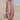 Sea blue linen maxi dress with a V-neck and casual lightweight design, featuring short sleeves and a defined waist, suitable for beachwear. The dress is presented in a rose color and size 2XL.
