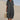 A black linen maxi dress featuring a V-neck design and short sleeves, styled for casual beachwear in a lightweight fabric.