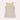 Silver sequin sleeveless V-neck party tank top styled for evening wear.