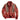 Southwestern Men's Rustic Cardigan in Red, 2XL - Tribal Pattern Knit with long sleeves, collar, and button details, made of wool fabric suitable for fall fashion.