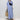 Striped maxi shirt dress in heavenly blue, featuring long sleeves and a lightweight design suitable for beachwear; shown in a 3XL size.