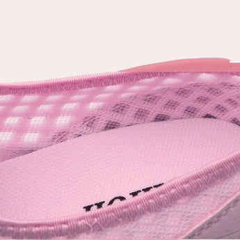 Stylish black slip-on mesh sneakers with an air-cushion sole, designed for outdoor use, featuring a sleek and modern design.