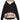 Stylish women's black pullover hoodie with collar and drawstrings, featuring long sleeves and a hood, designed for winter fashion.
