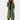 Stylish women's green hooded vest in size 3XL featuring bold textured design, with prominent waist and collar, long sleeves, and suitable for winter wear.