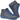 Tan leather high-top sneakers with a zipper, cushioned sole, shown in electric blue color, size 43.