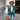 Teal long sleeve knit cardigan worn over a white top, paired with a stylish fedora hat and sunglasses, showcasing a fashionable fall layering look.