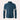 Teal fleece jacket with full sleeves and a high collar, featuring a sustainable design.