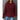 Cozy women's winter pullover in a textured pink waffle knit, featuring a relaxed fit with a hoodie design. The pullover is in the Bordeaux color, available in size 3XL.