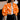 Trendy orange polka dot bubble sleeve jacket for women, featuring a fashionable design with long sleeves and a comfortable fit, shown in an XL size.